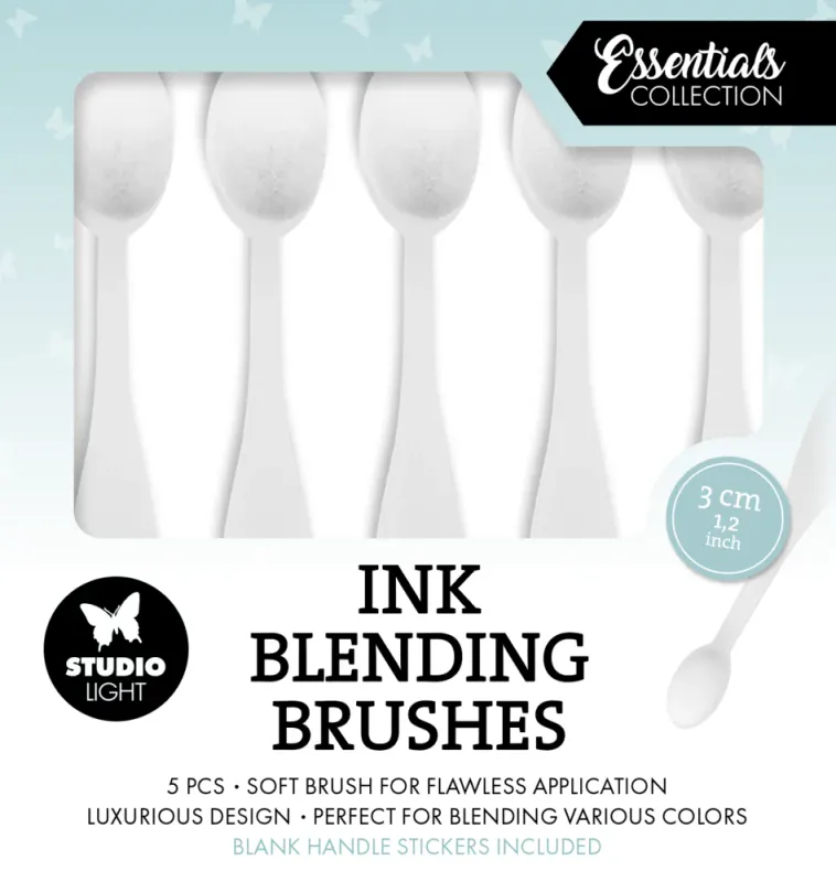 Studio Light – Myke blekkblandingsbørster 3 cm (5 stk.) (SL-ES-BBRU19)