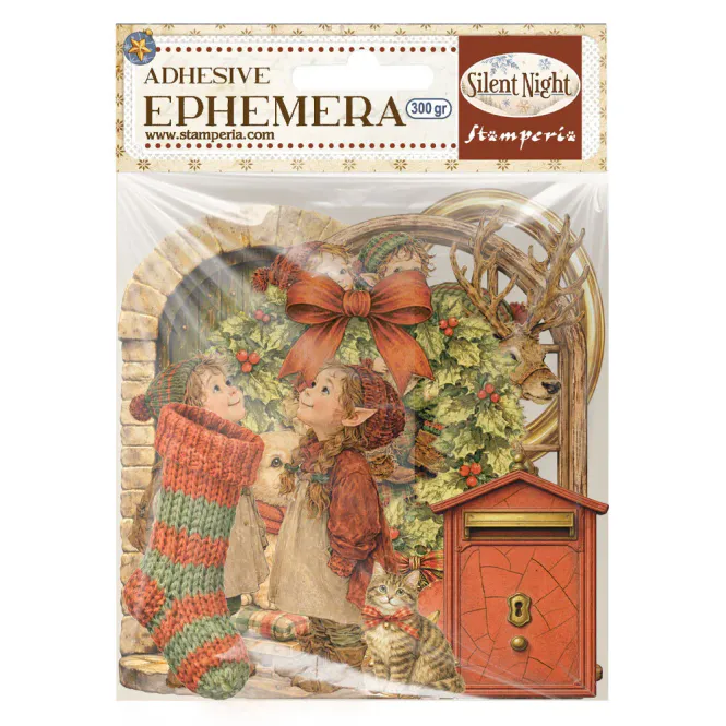 Hovedbilde Stamperia – Silent Night Adhesive Ephemera