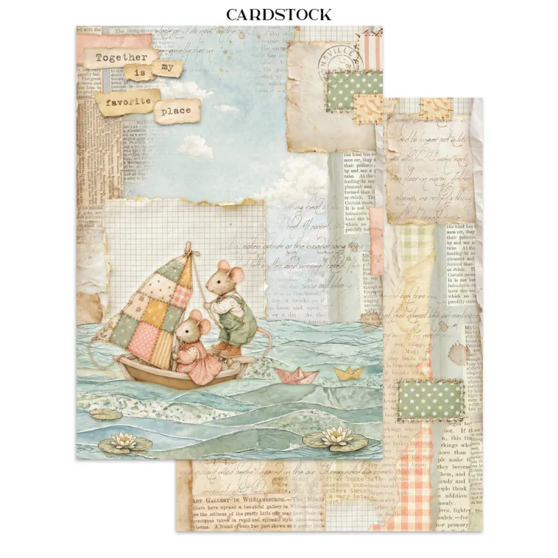 Stamperia – Cozy Family Junk Journal – Stickers, Backgrounds & Cut Outs