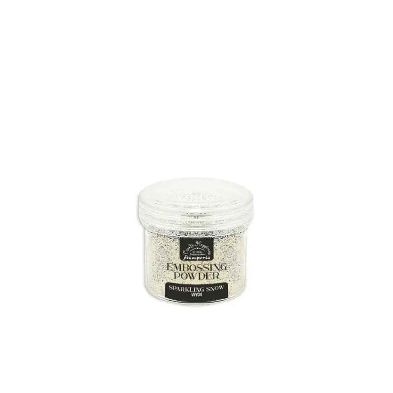 Stamperia Create Happiness Embossing Powder – Sparkling Snow 18 g (WY04)