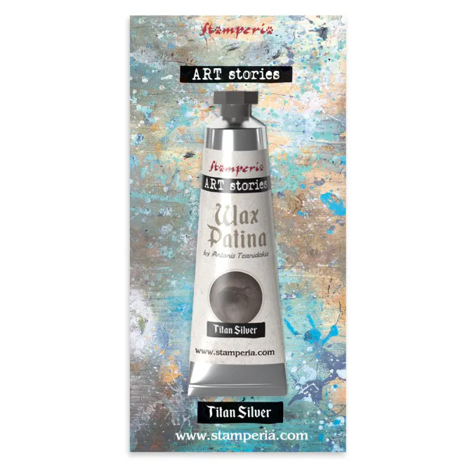 Hovedbilde Stamperia Wax Patina Titan Silver 40 ml