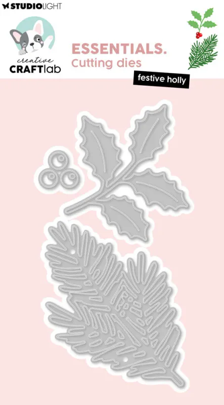 Creative Craftlab Essentials – Festive Holly dies (CCL-ES-CD1121)