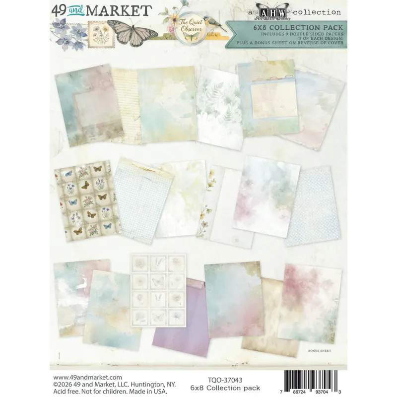 49 and Market – The Quiet Observer – Papirpakke 6x8 inch (TQO-37043)