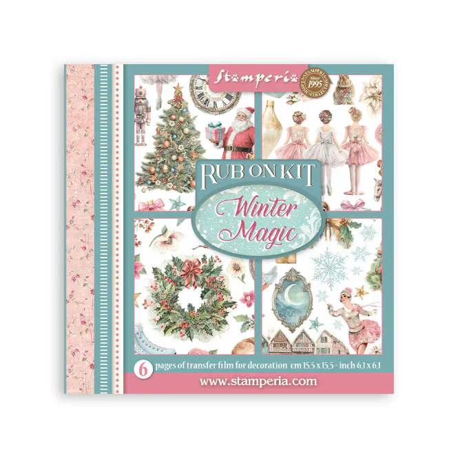 Hovedbilde Stamperia – Winter Magic Rub-On Kit