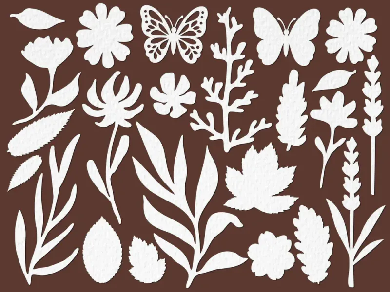 Stamperia – Flowers and Poems Art Paper Shapes