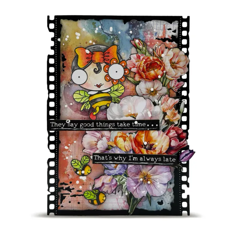 AALL & Create Ephemera Die-Cuts – Entertaining Gems – EP-51. Svart.